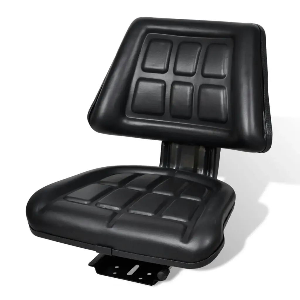 Tractor Seat with Backrest Black 210156