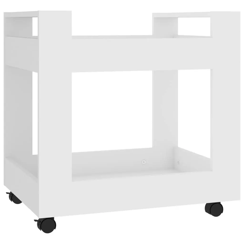 Desk Trolley White 60x45x60 cm Engineered Wood 816600