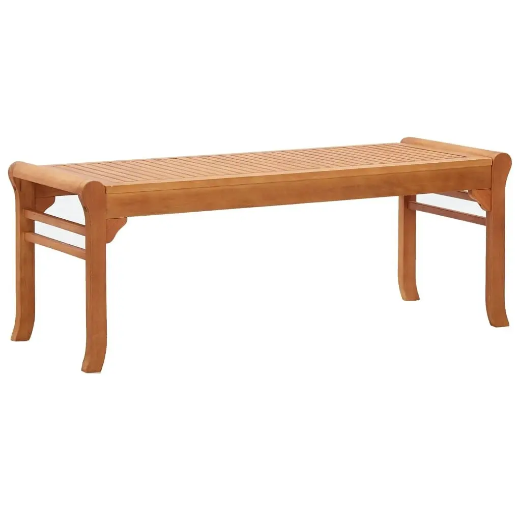 2-Seater Garden Bench 120 cm Solid Eucalyptus Wood 47290