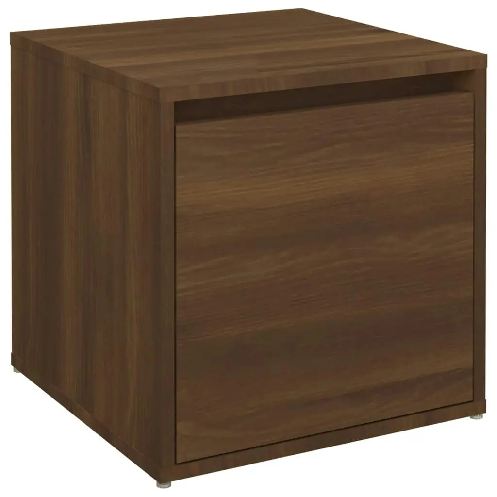 Box Drawer Brown Oak 40.5x40x40 cm Engineered Wood 820519