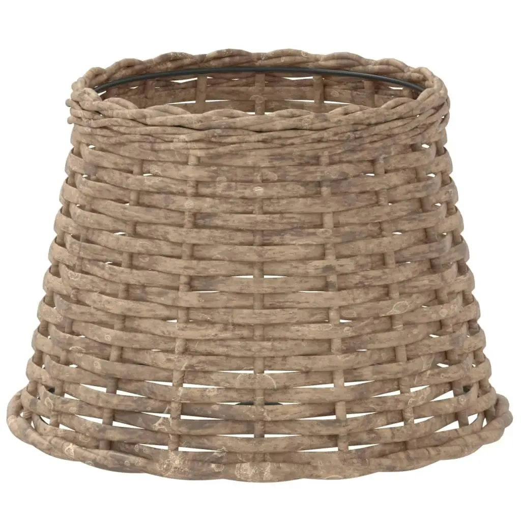 Lamp Shade Brown ??25x17 cm Wicker 364390