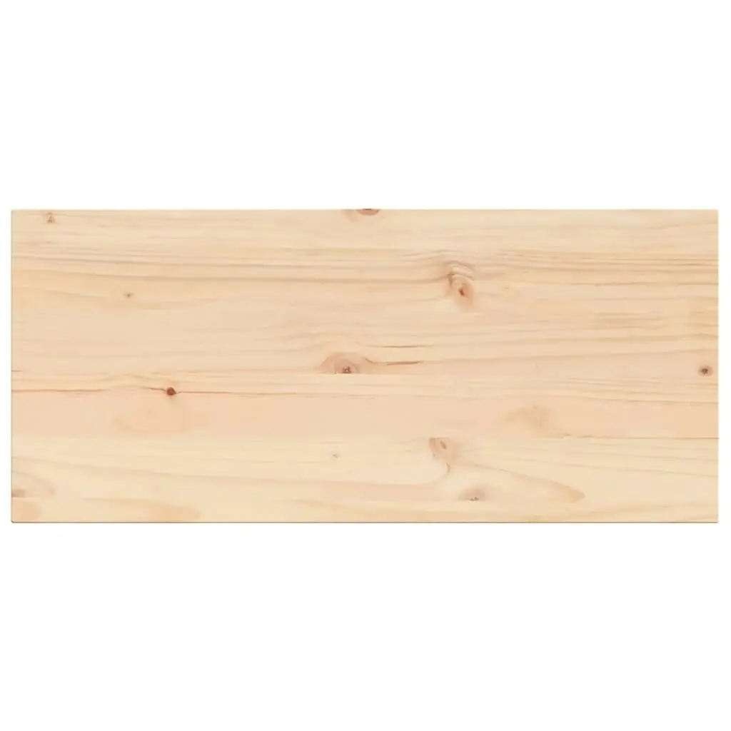 Table Top 100x50x1.7 cm Rectangular Solid Wood Pine 847417