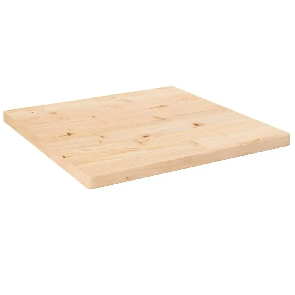 Table Top 40x40x2.5 cm Solid Wood Pine Square 824370