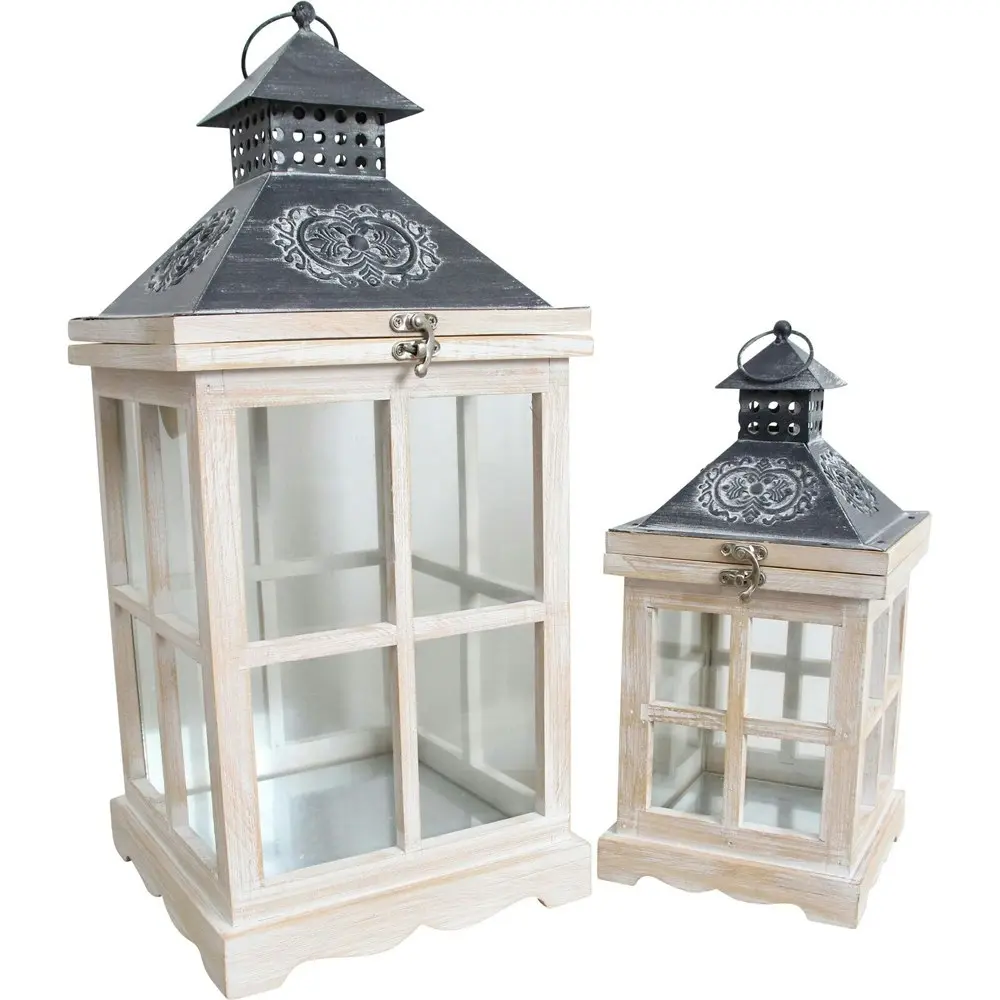 2pc LVD Lanterns Countryside Decorative Hanging Outdoor Home/Lounge Decor