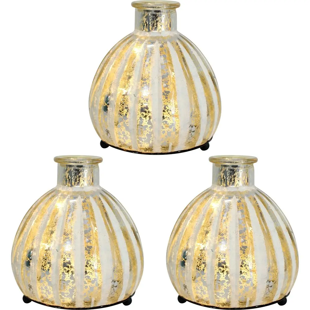 3x LVD Lantern LED Midi Decorative Lighting Indoor/Outdoor Home Decor White