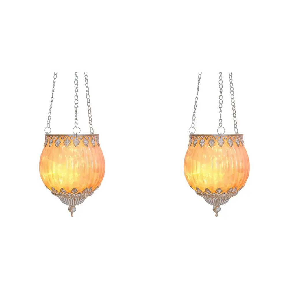 2x LVD Hanging LED Classic Decorative Lantern Lighting Display 15cm Home Decor