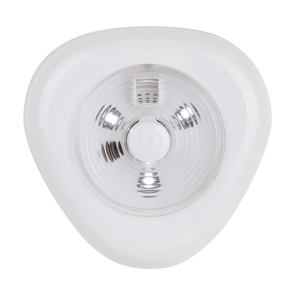 2PK Crest Compact Push Cool White LED Lights Wall Mounted Ceiling Night Lamp