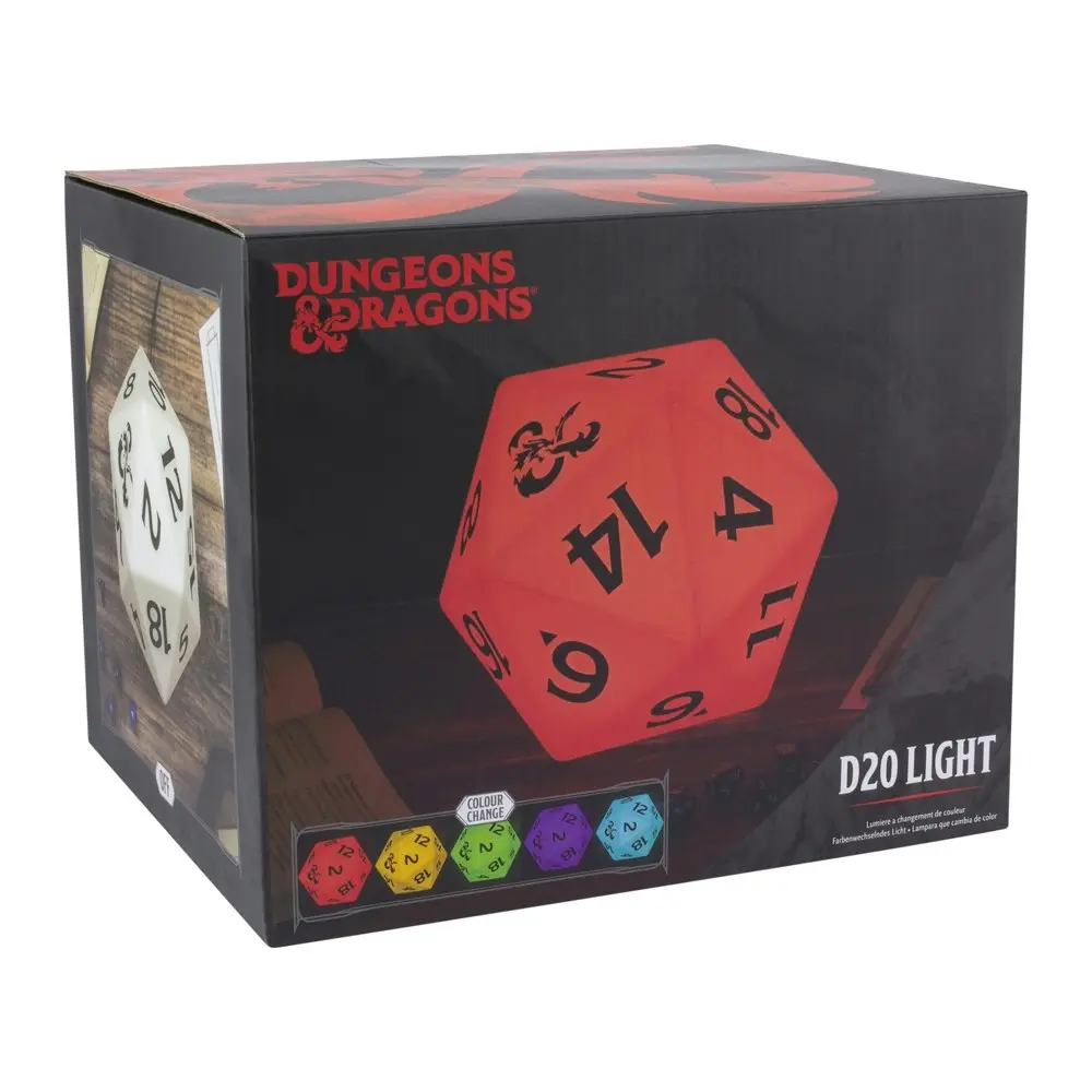 Dungeons & Dragons D20 Colour Changing Mood Light Home/Room Night Lamp 18cm