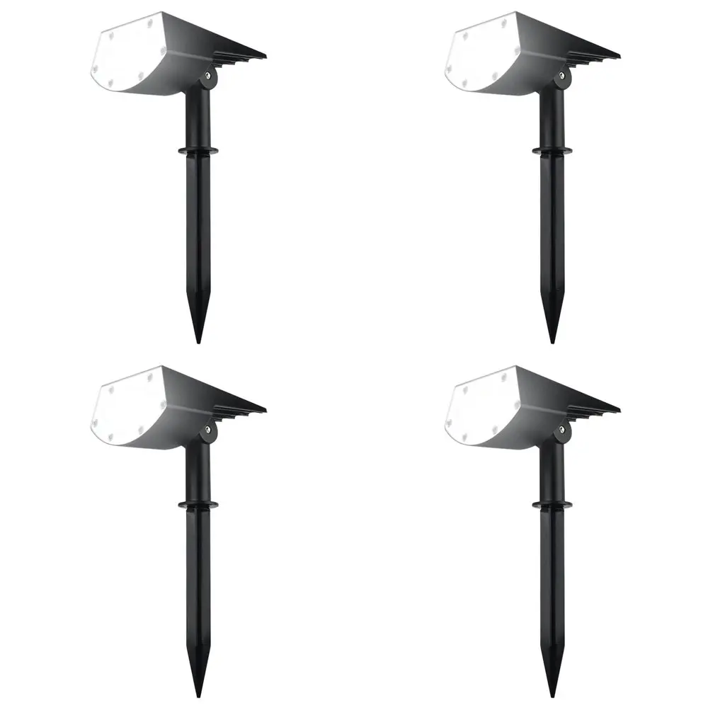 4x 25th Hour 31cm 2in1 Solar Landscape Outdoor/Garden/Patio LED Light Adjustable