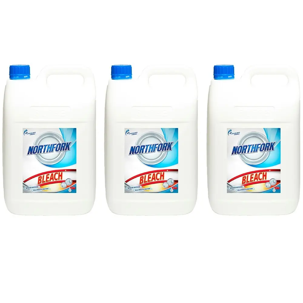 15L Northfork Bleach Kills Mould & Bacteria/Laundry/Bathroom Cleaning Sanitiser