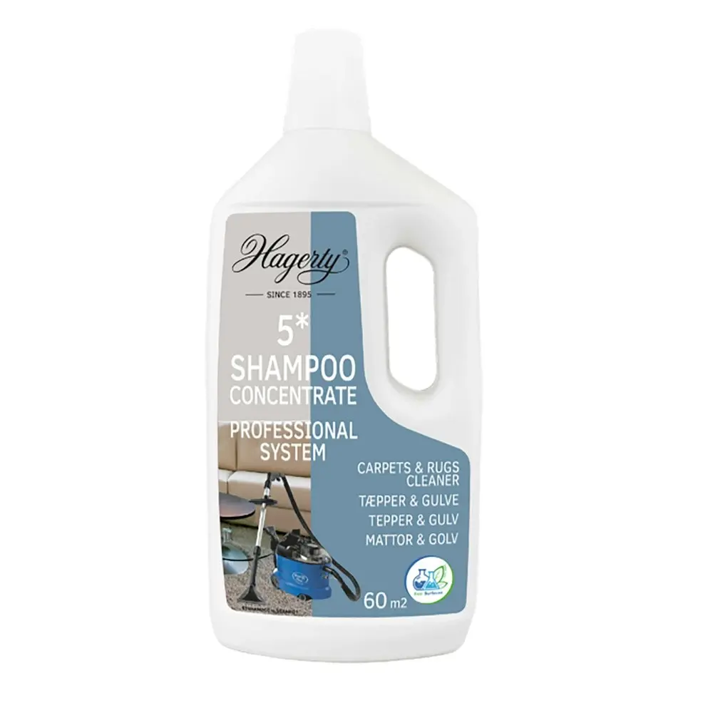 Hagerty Cleaning Products 5 Star Shampoo Concentrate for Carpets and Fabric 1L