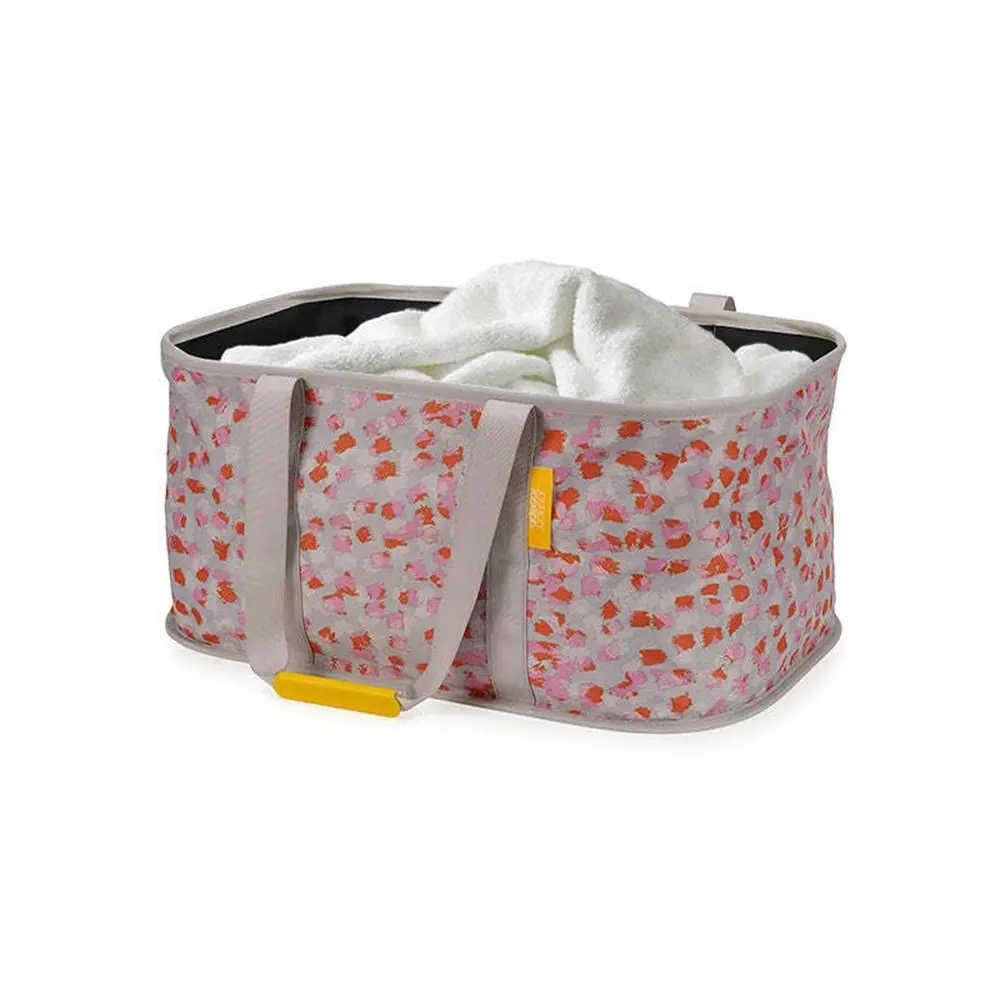 Joseph Joseph Hold-All Max 53cm/35L Laundry Basket Box w/ Handle Peach Blossom