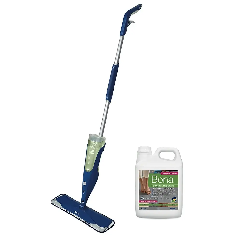 Bona Spray Mop Stone Tile & Laminate Floor Cleaner w 2.5L Refill/850ml Cartridge