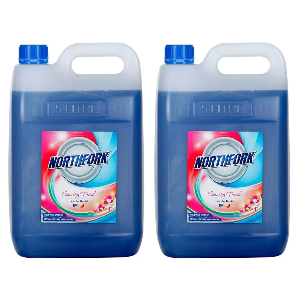 2x Northfork 5L Country Fresh Laundry Washing Machine Liquid Detergent Soap