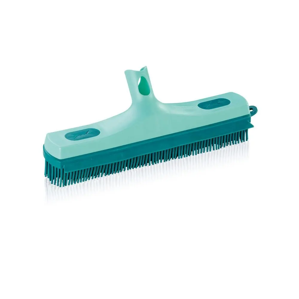 Leifheit Rubber Bristle Brush Head Replacement Cleaning Accessory Green 30cm