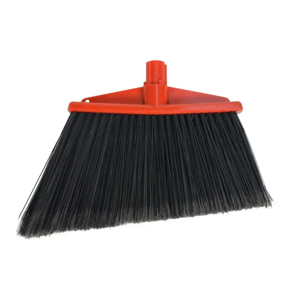 SYR Household Sweeper Angle Broom 33cm Head Indoor/Outdoor Floor Sweeping Red