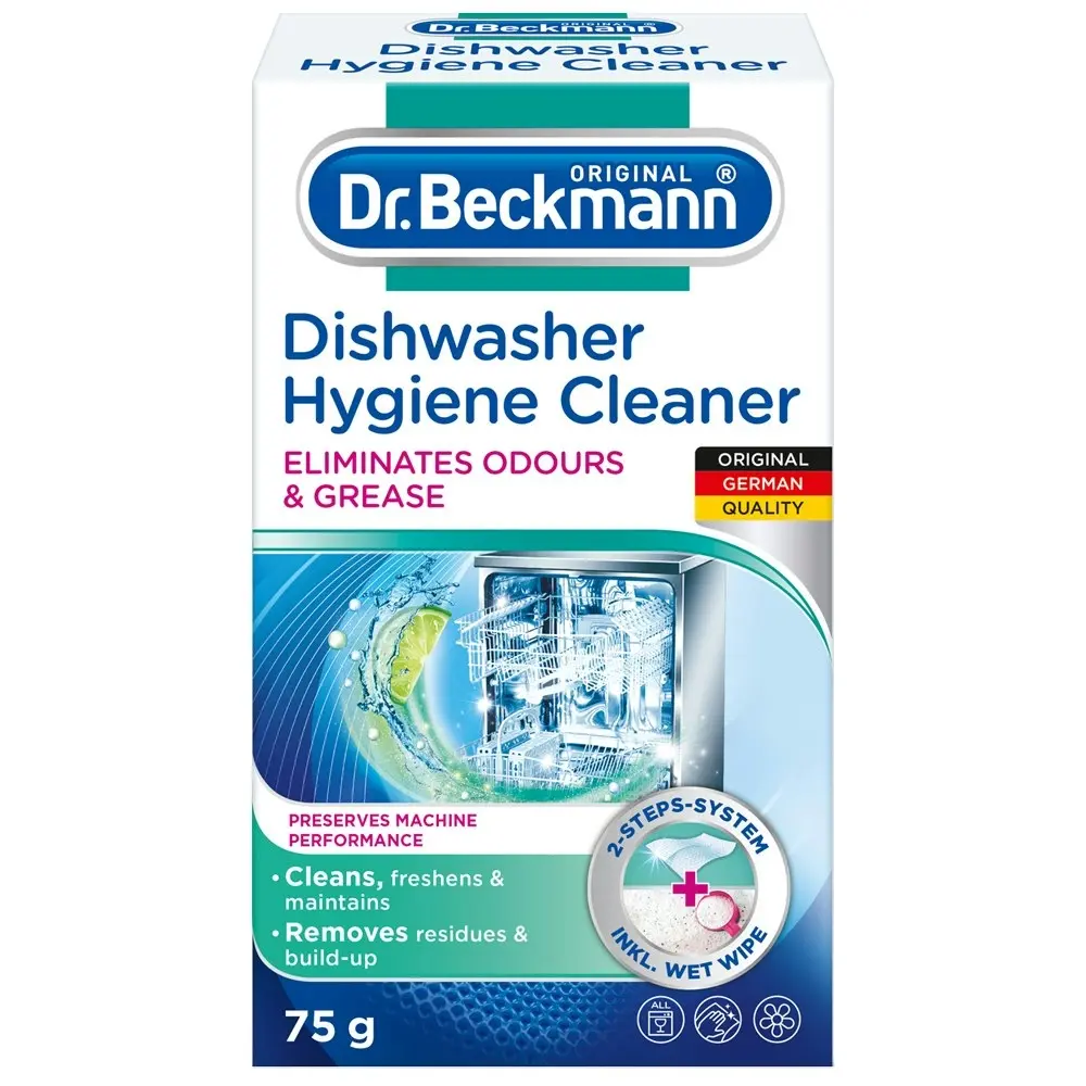 Dr Beckmann Dishwasher Machine Hygiene Cleaner Odour/Grease Stain/Dirt Remover