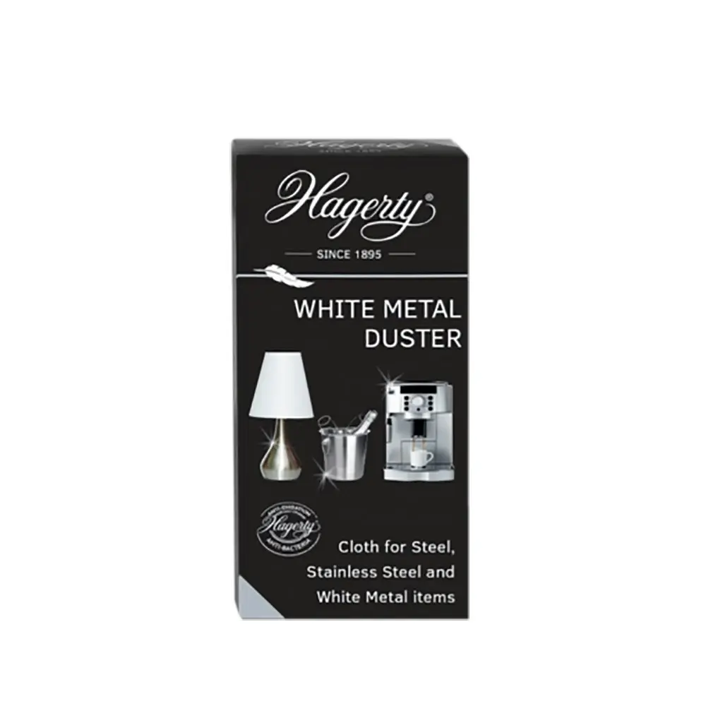 Hagerty Cleaning Products White Metal Stainless Steel Duster Wipe Cloth