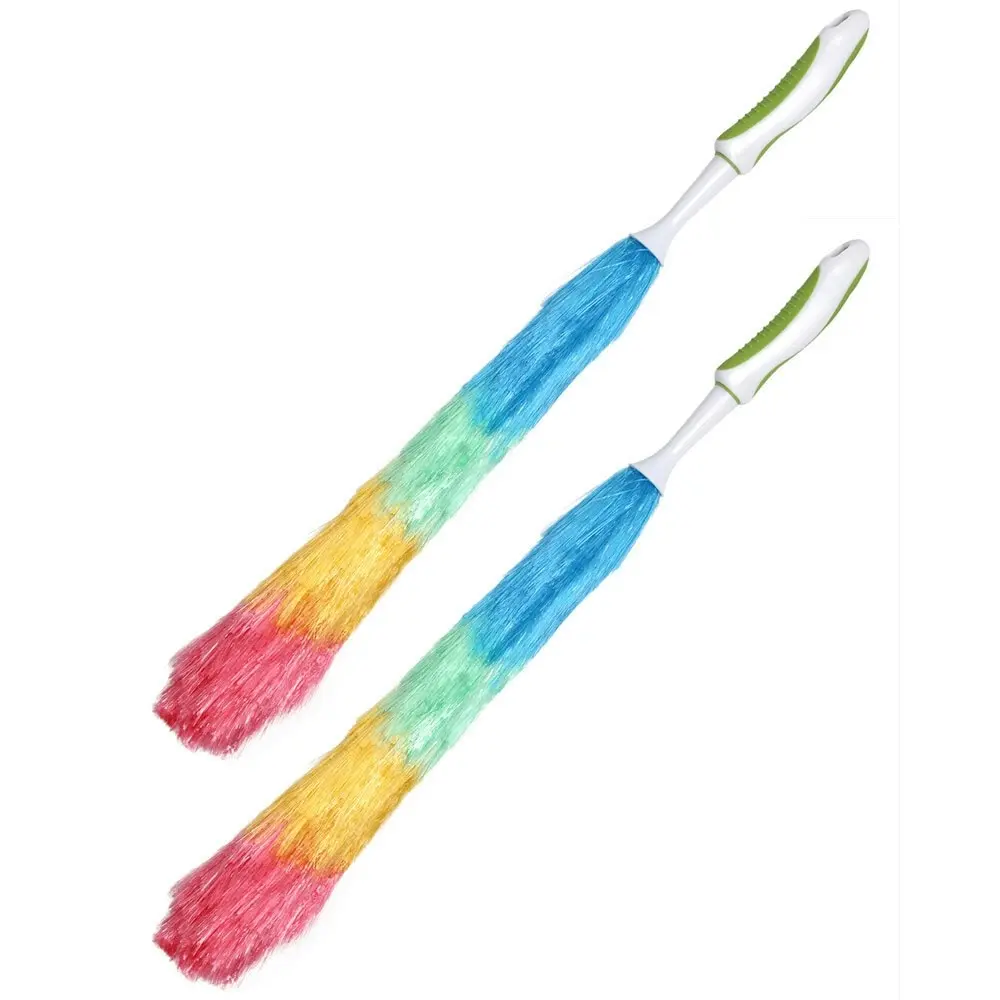 2x Sabco 59cm Grip Rainbow Duster Kitchen Cleaner Dust Cleaning Handheld Brush