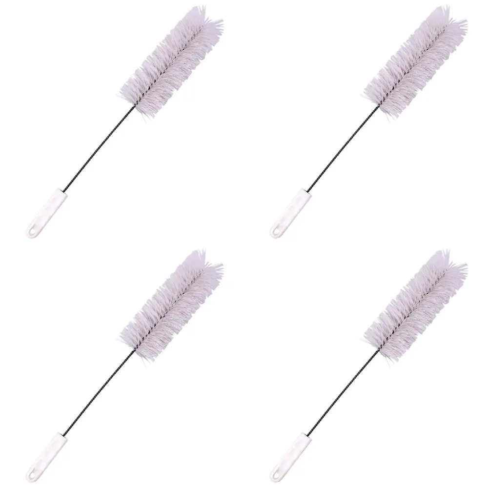 4x Appetito Large All Purpose Acrylic Bristles Bottle Brush Home Cleaning White