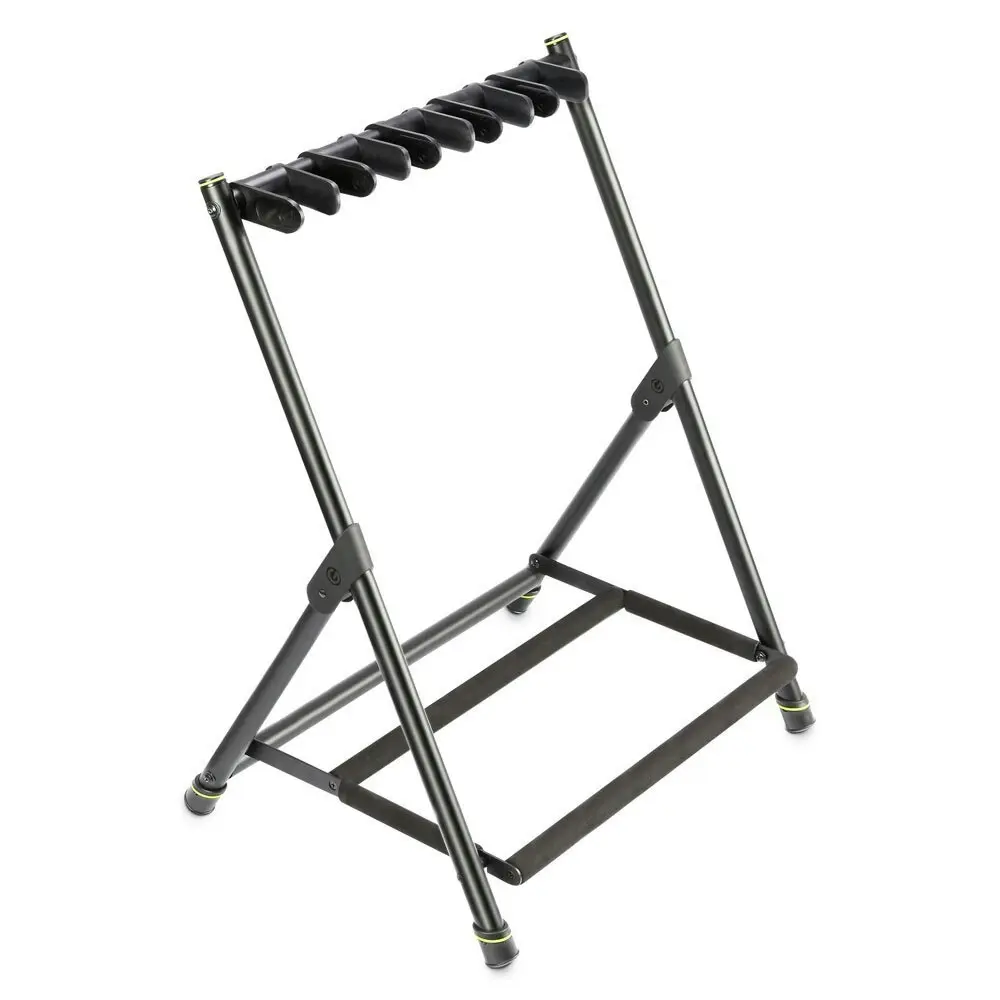 Gravity VARIG5 Multiple 5-Rack Stand Storage For Acoustic/Bass Guitar Black