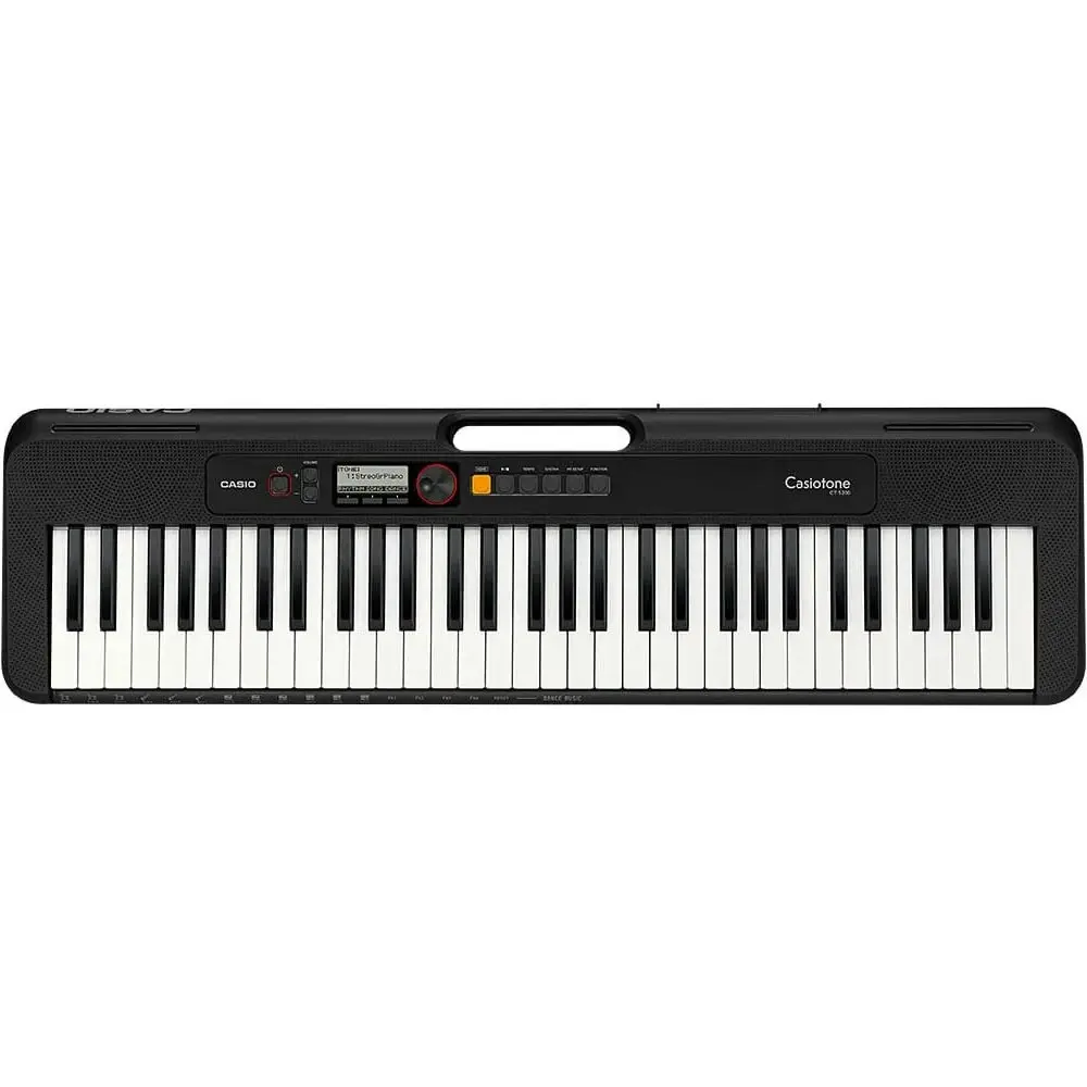 Casio Casiotone Ultra Compact 61-Note Portable Keyboard with USB - Black