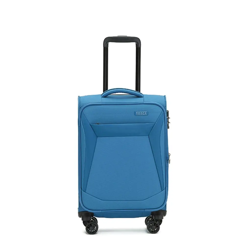 Tosca Aviator 2.0 Travel 21" Luggage/Baggage Carry On Bag Wheeled Suitcase Blue