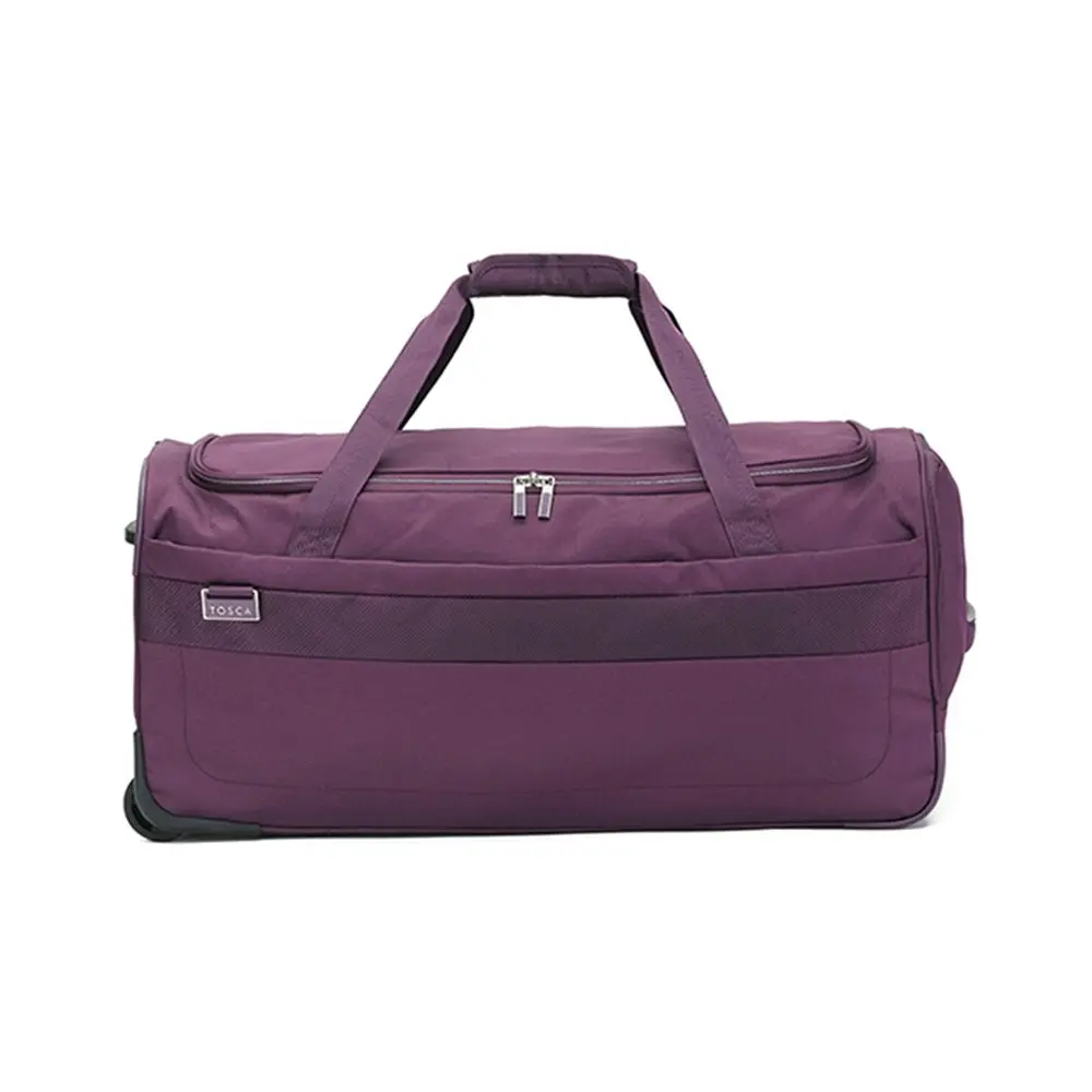 Tosca Vega 75cm Trolley Wheel Bag Luggage Travel Carry On Baggage Suitcase Plum