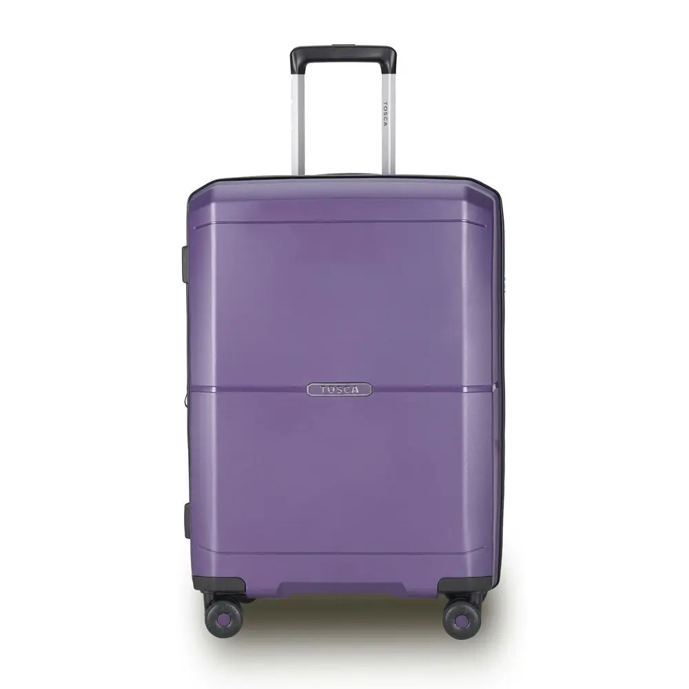 Tosca Globetrotter 25" Hard Suitcase Luggage Travel Trolley - Purple