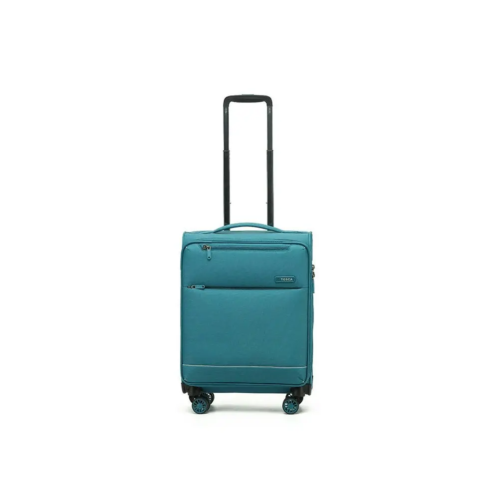 Tosca So-Lite 54cm/48L Suitcase Luggage Travel Carry On Trolley Case Teal