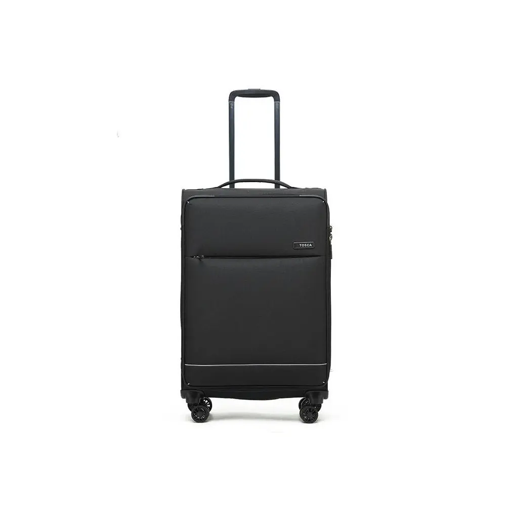 Tosca So-Lite 67cm/87L Suitcase Luggage Travel Checked Trolley Case Black