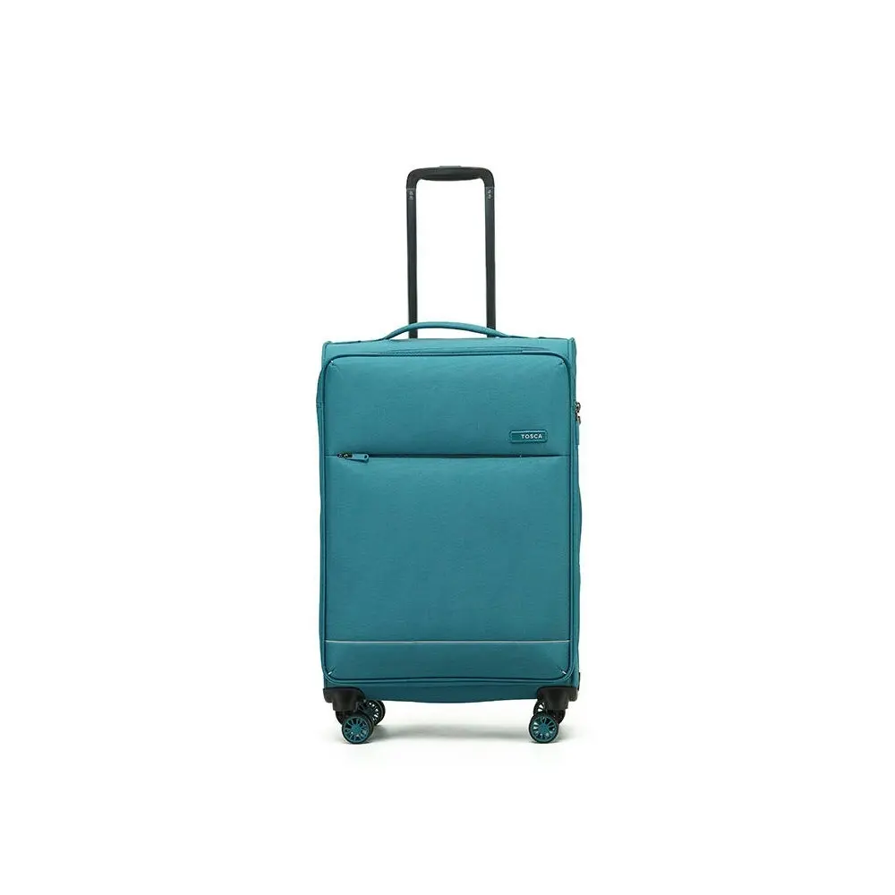 Tosca So-Lite 67cm/87L Suitcase Luggage Travel Checked Trolley Case Teal