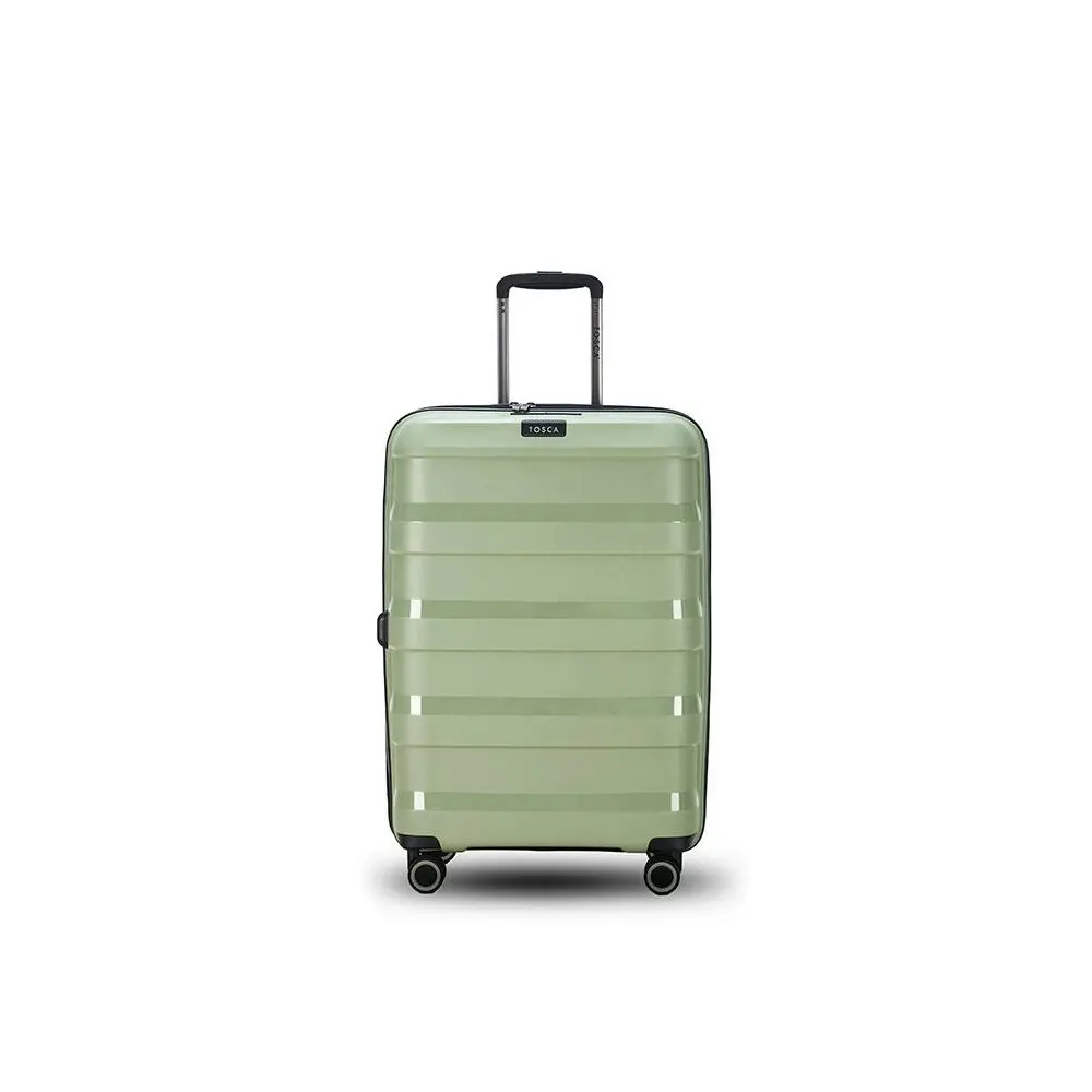 Tosca Comet PP 25" Suitcase Luggage Checked Travel Hard Case Trolley Sage