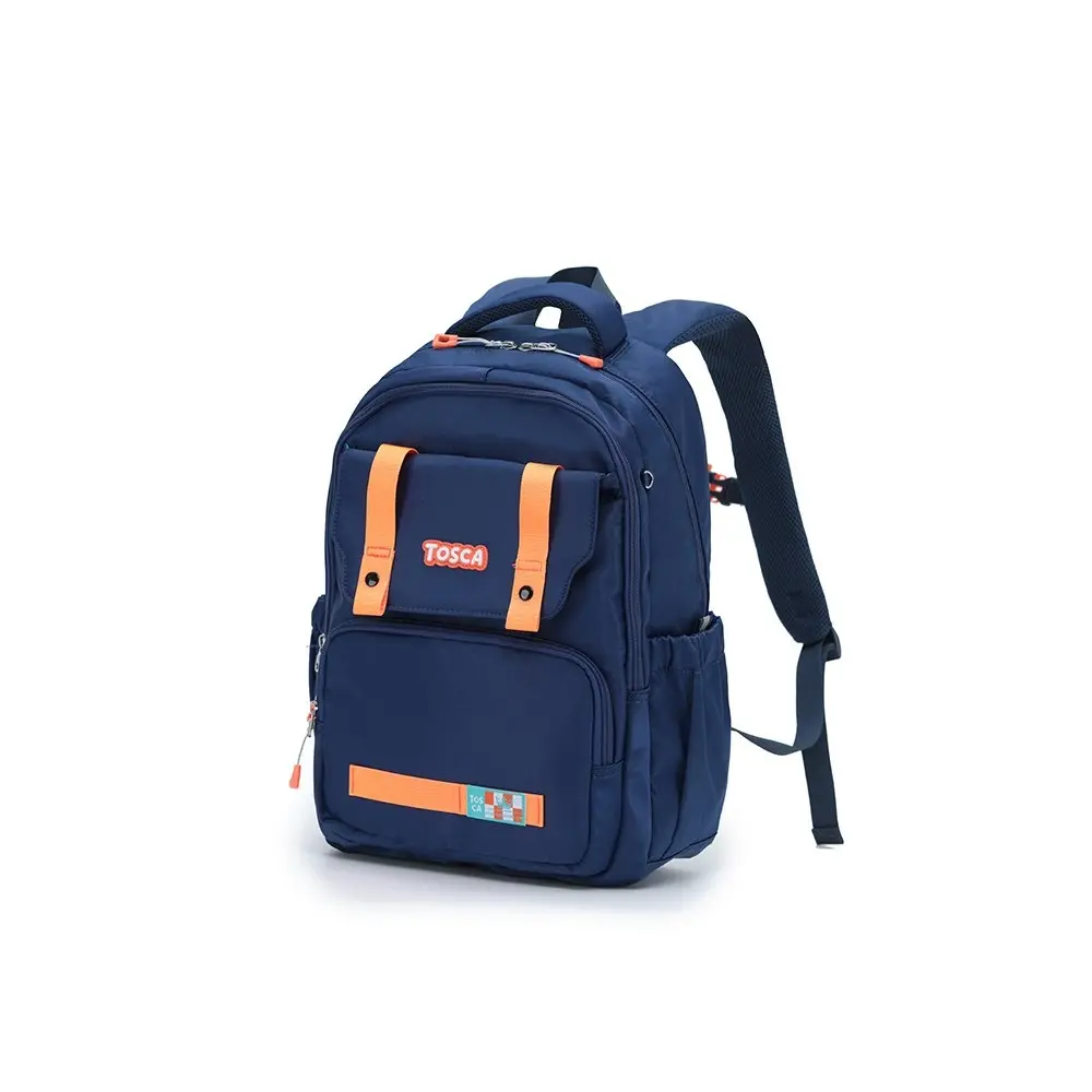 Tosca Childrens Lightweight Weekend Travel Back-to-School Backpack - Navy