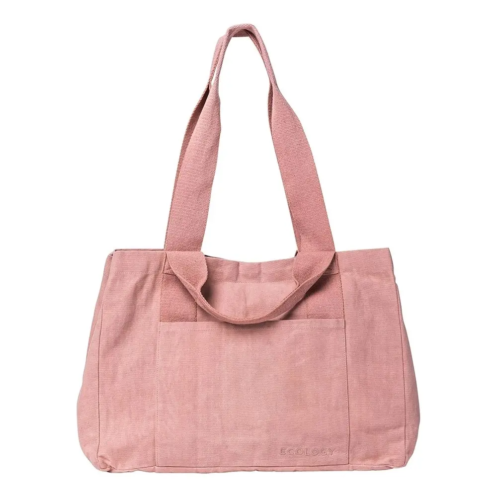 Ecology Voyage 100% Waxed Cotton Versatile Tote Carry Bag Blush Small 40cm