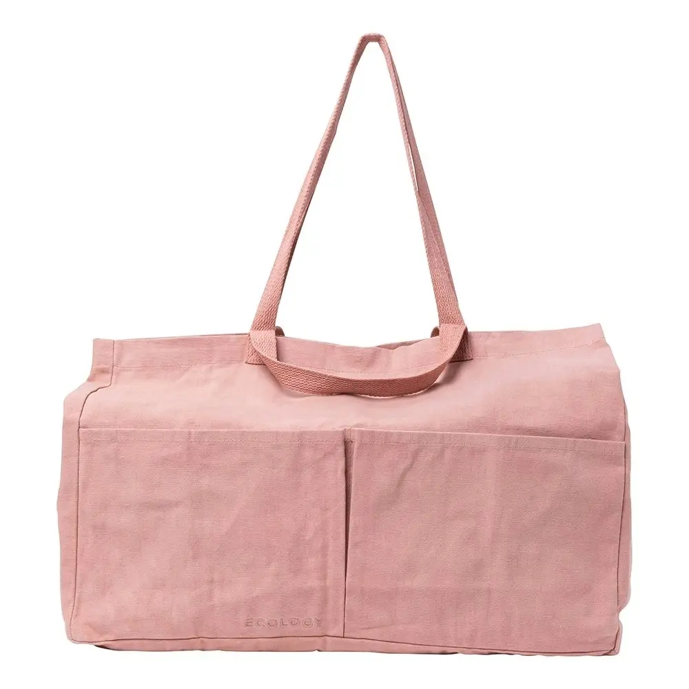 Ecology Voyage 100% Waxed Cotton Versatile Tote Carry Bag Blush Large 50cm