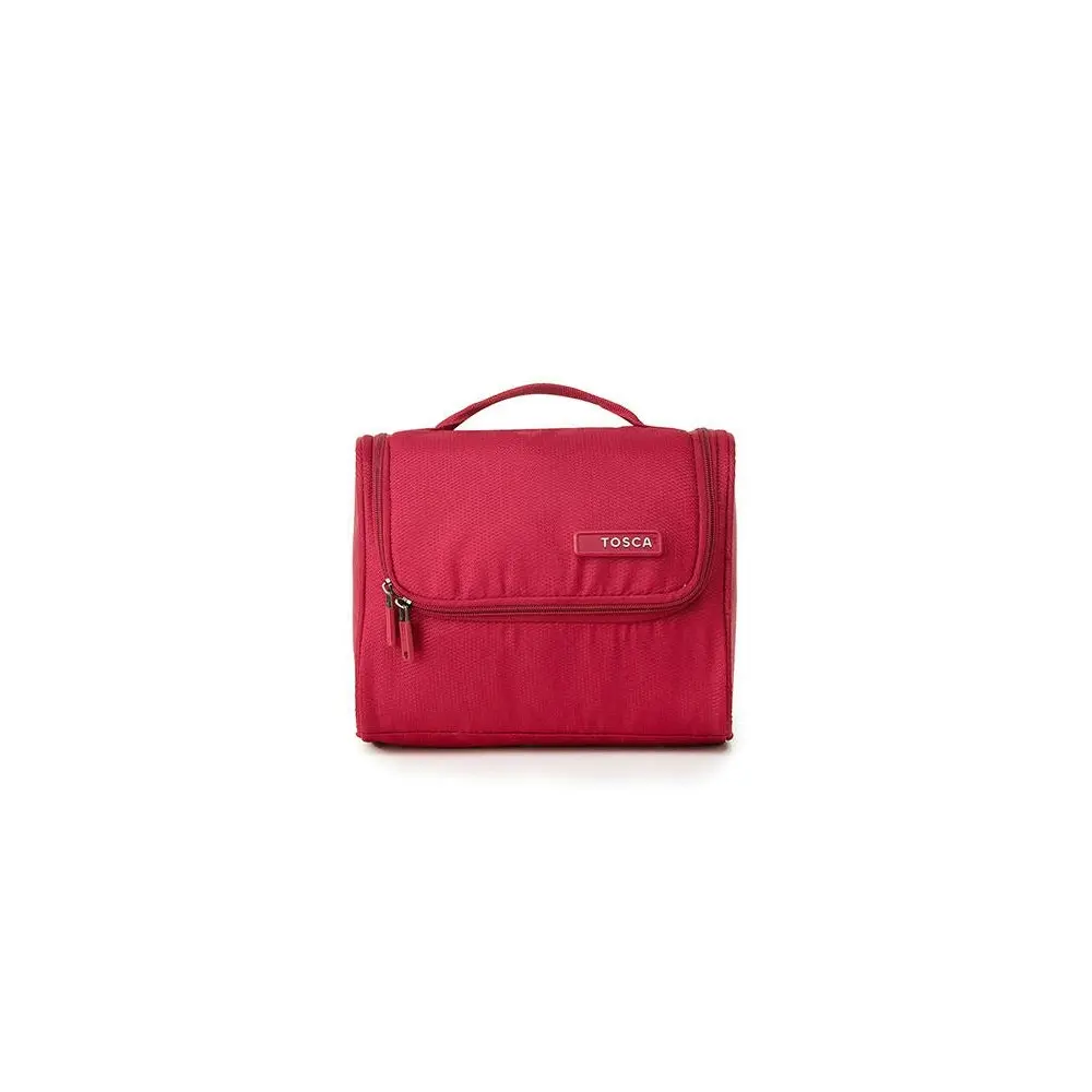 Tosca So-Lite 26cm/6L Hanging Travel Toiletry Bag Personal Organiser Red