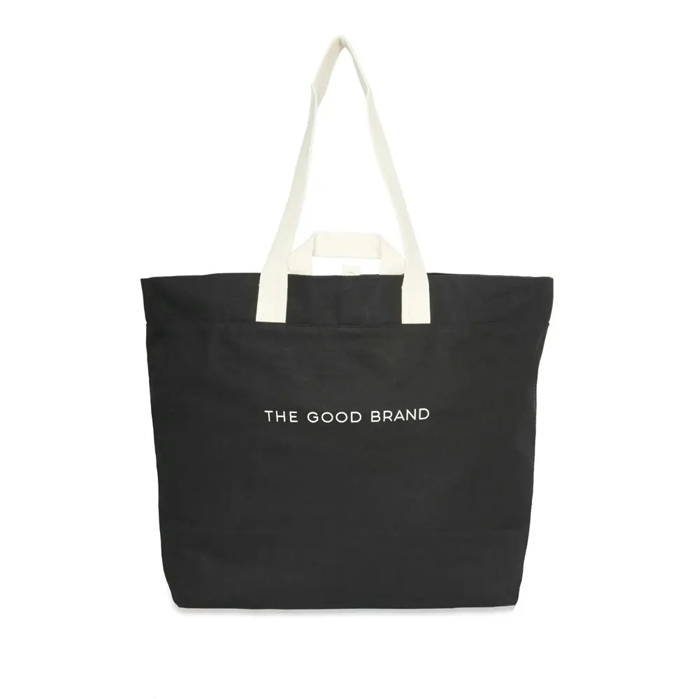 The Good Brand Women's Cotton 65cm Leisure Tote Bag/Beach Travel Handbag Black