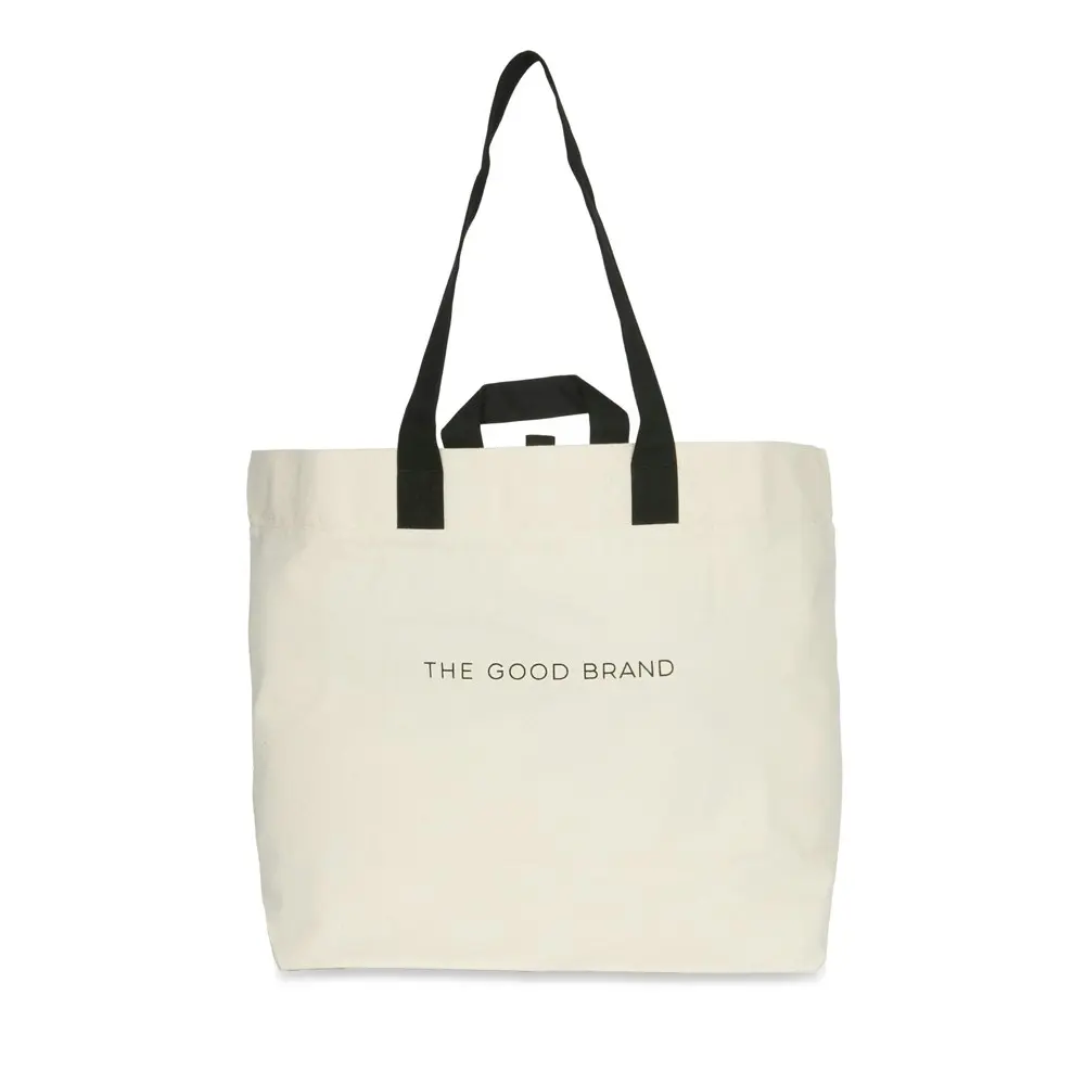 The Good Brand Women's Cotton 65cm Leisure Tote Bag/Beach Travel Handbag Ecru