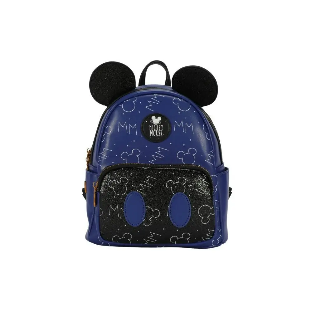 Disney Mickey PU Backpack Kids/Children School/Travel Rucksack Bag Blue/Black