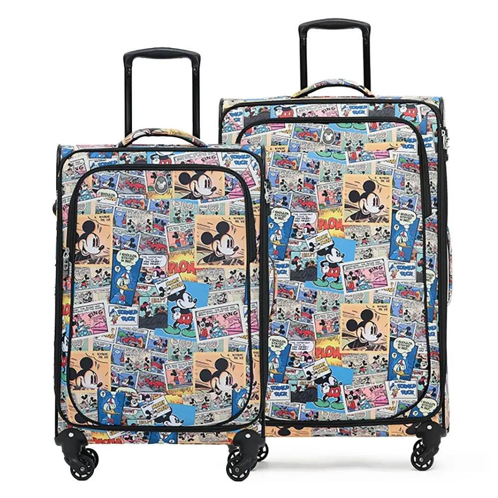 2pc Disney 25"/28" Trolley Checked Luggage Travel Suitcase M/L Comic Character