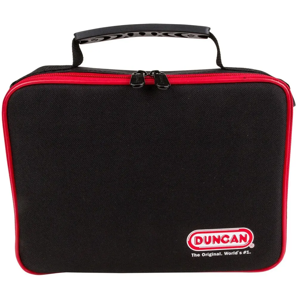 Duncan Durable Canvas Storage Satchel Bag/Case Yo Yo & Kendama Black/Red 10.5'