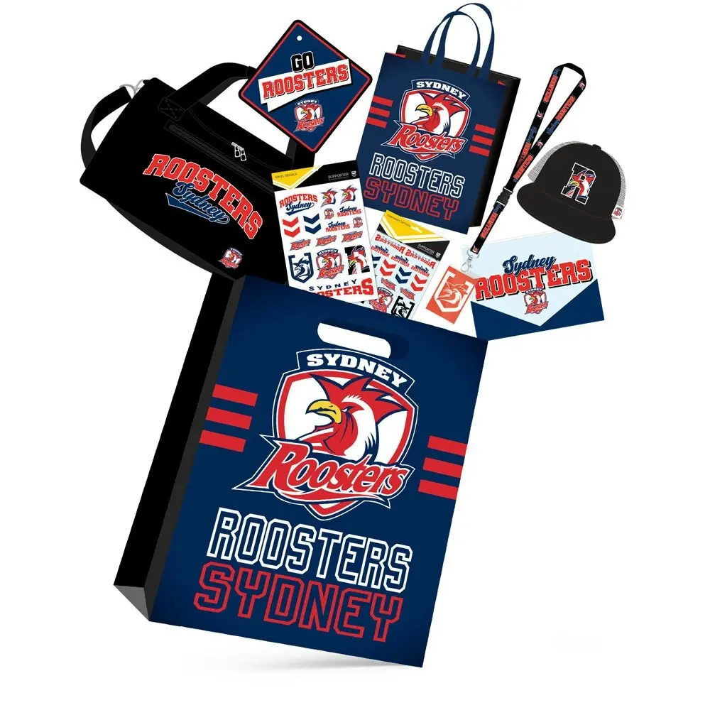 NRL Sydney Roosters Rugby Variety/Assorted Merchandise Fan Sports Showbag