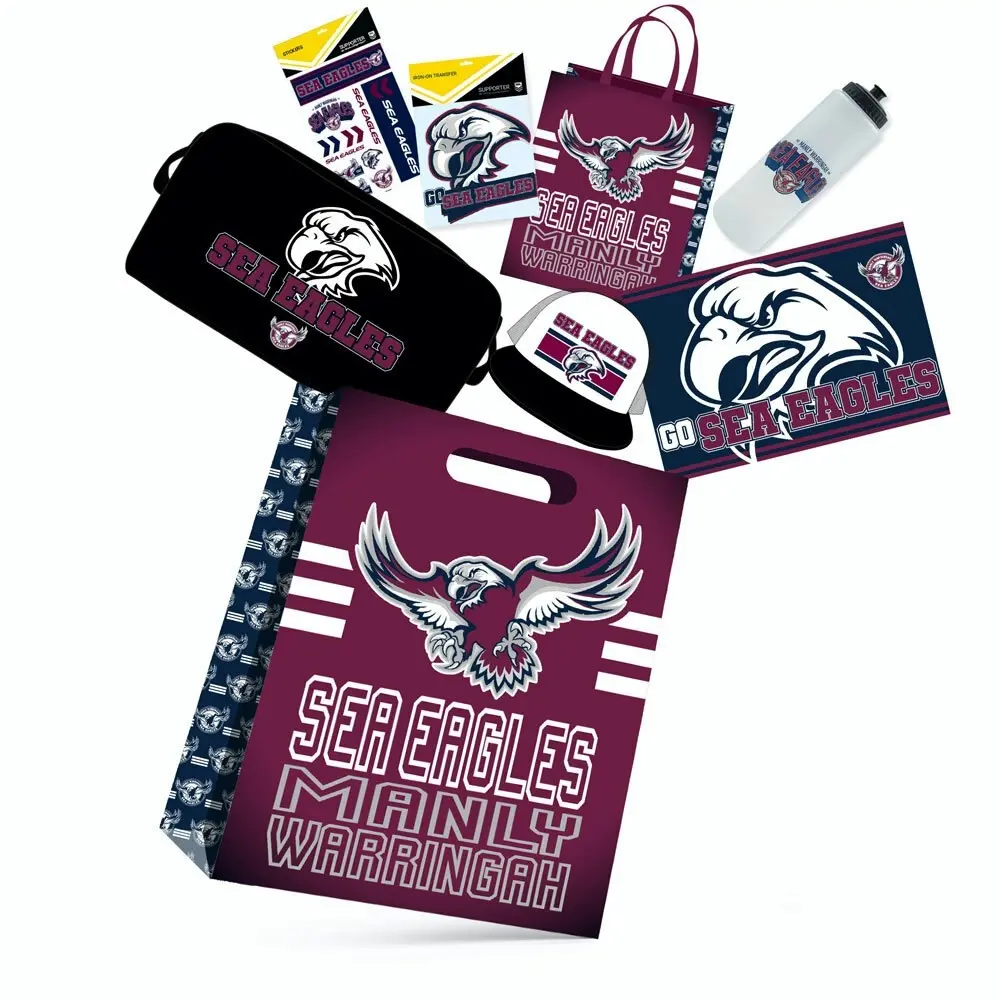 NRL Manly Sea Eagles Rugby Variety/Assorted Merchandise Sports Showbag