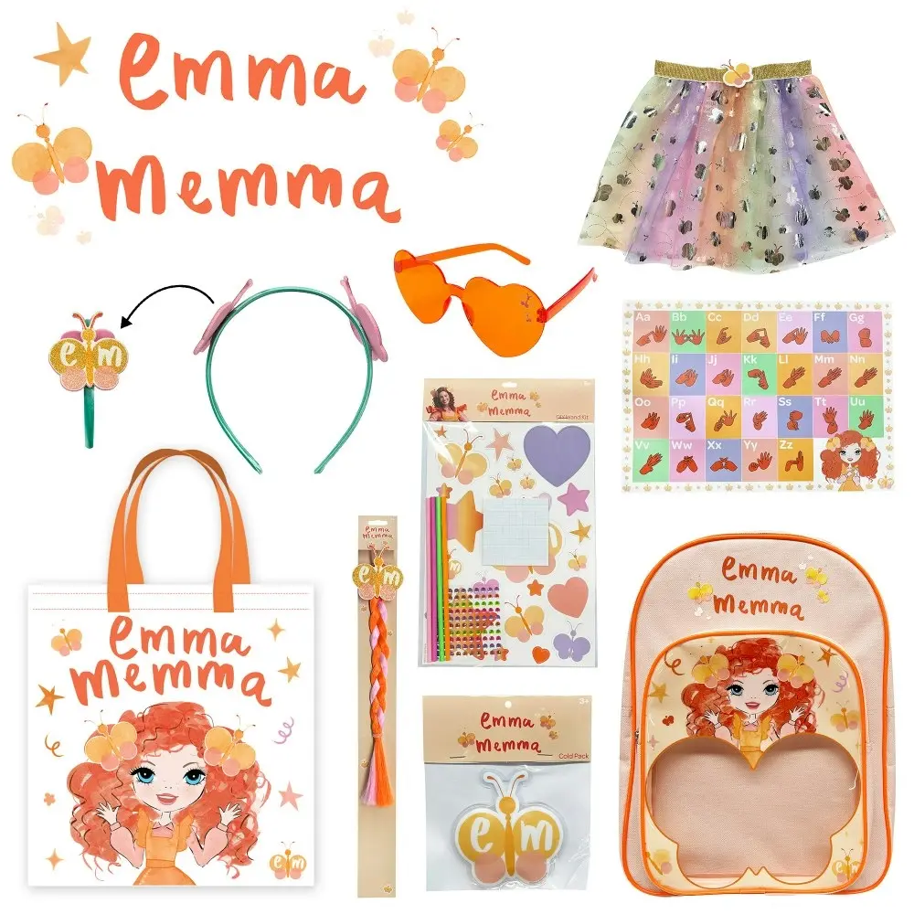 Emma Memma Merchandise Kids/Childrens Backpack/Accessories Showbag 2024