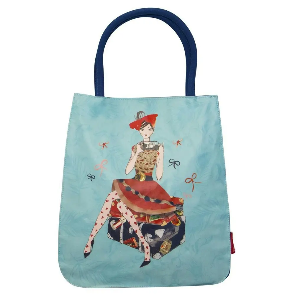 Lantern Studios Nelly Ryan Tote Bag w/Pocket Shopping Handbag Holiday 30x26cm