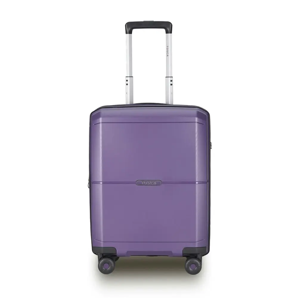 Tosca Globetrotter 20" Hard Suitcase Luggage Travel Trolley - Purple