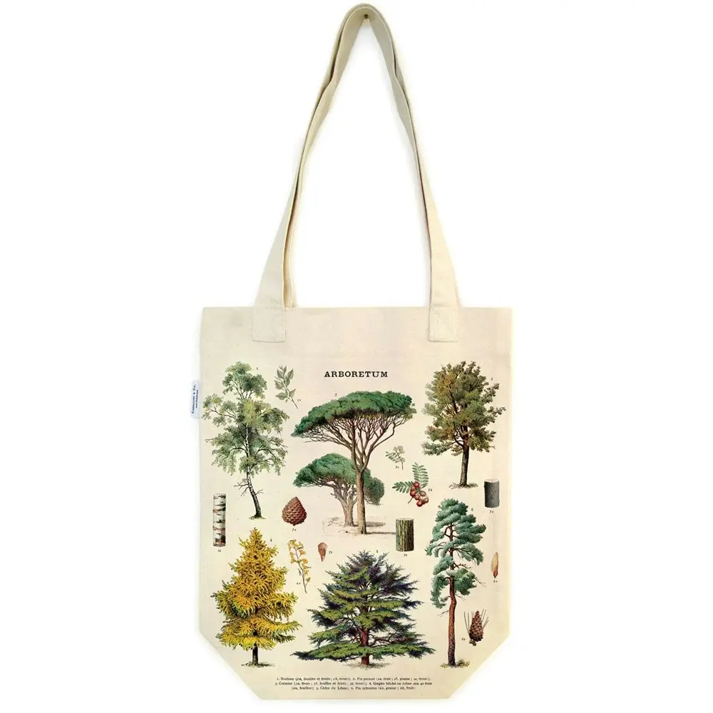 Cavallini Cotton Tote Bag Travel/Shopping Carry Handbag 33x40cm Arboretum