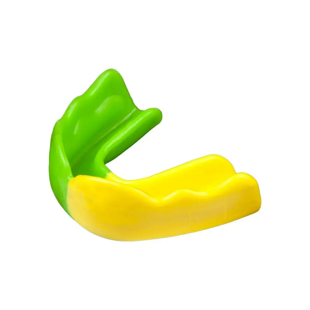 Signature Sports Type 2 Protective Mouthguard Teeth Shield Teen Green/Yellow