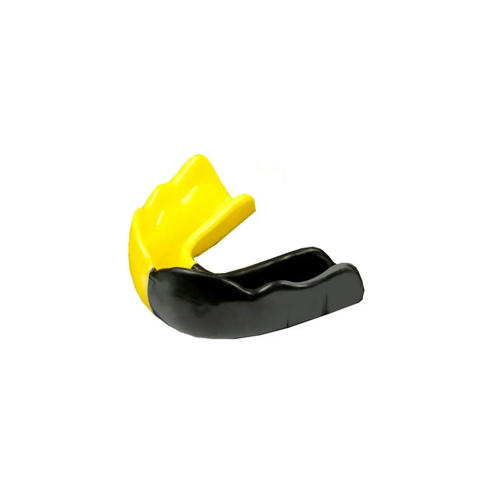 Signature Sports Type 2 Protective Mouthguard Teeth Shield Youth Black/Yellow